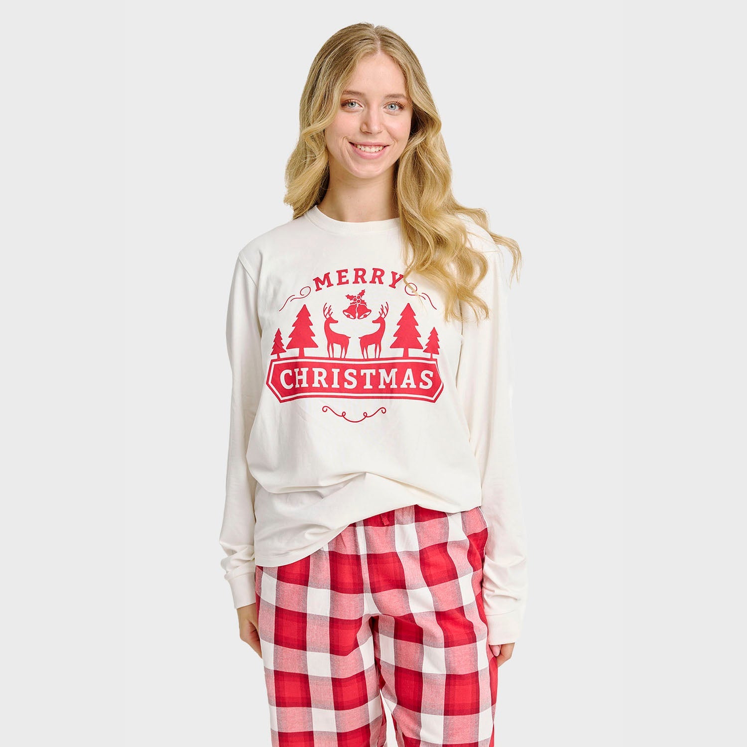 The Merry Christmas pysj-topp – Dame